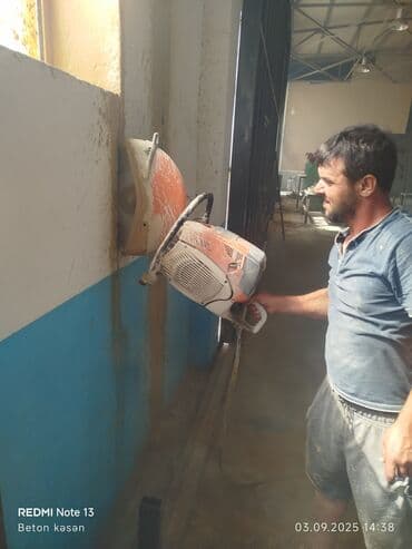 islenmis qapi pencere: #Betonkesme #betondeşmə Beton kubik kərpic - dən kəsim deşim — 11