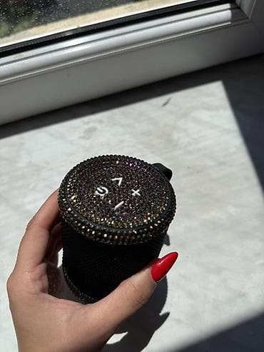 mikrofon bluetooth: Amerikadan almisham Ela ishleyir Parlaq bəzəkli portativ Bluetooth — 2