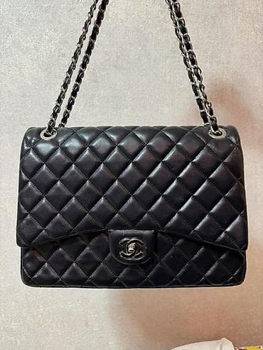 çant: Chanel Classic Double Flap çanta – qara rəng — 1