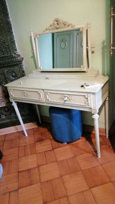 белая мебель в стиле прованс: İkinəfərlik çarpayı — 1