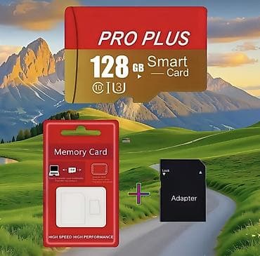 PRO PLUS 128 GB microSD/TF yaddaş kartı + SD adapter - Tutum: 128 GB