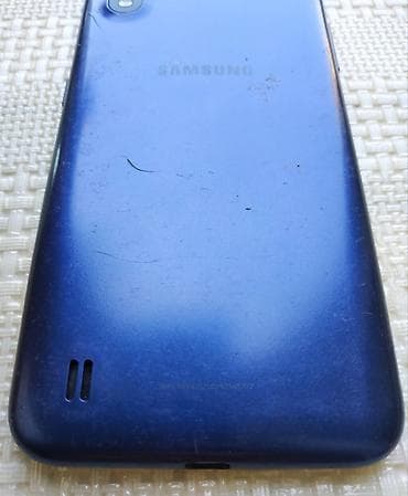Samsung Galaxy A01, 16 ГБ, цвет - Синий, Сенсорный, Отпечаток пальца, Две SIM карты — 6