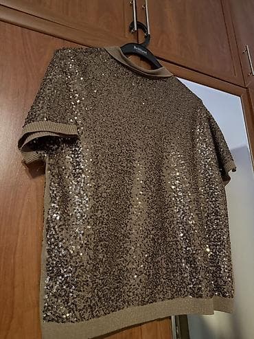 ZARA qadın koftası – qısaqol, düyməli, payetkalı - Brend: ZARA - — 4