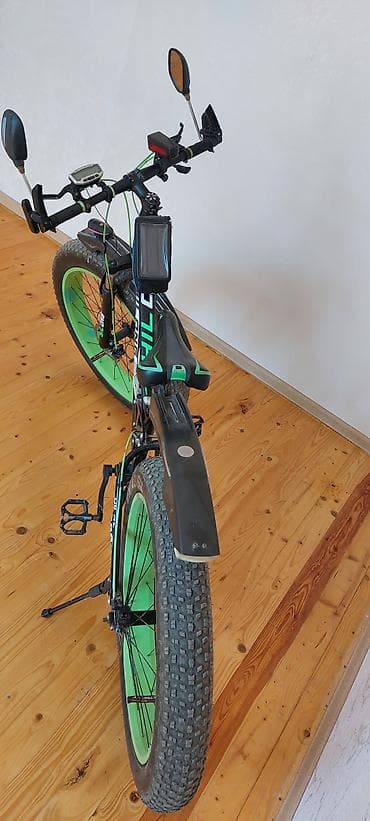 xvz velosiped: Fatbike tipli dağ velosipedi – qalın təkərli, tam asqılı və əlavə — 2