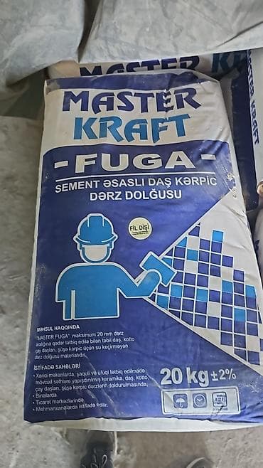 mis caydan: Master Kraft tikinti qarışıqları 1) Master Kraft FUGA – sement əsaslı — 1