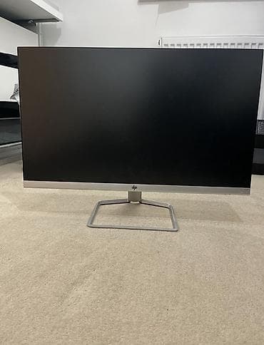 oyun kompyuteri: HP 27” LED monitor - Zərif, nazik çərçivəli dizayn, gümüşü dayaq. - — 2