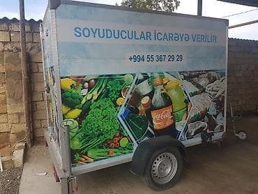 kompressor icaresi: İcarəyə verilən mobil soyuducu qoşqu Məhsul təsviri: - Tək oxlu — 2