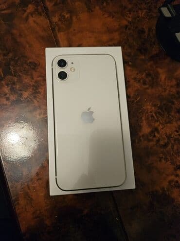 IPhone 11, 128 GB, Ağ, Face ID