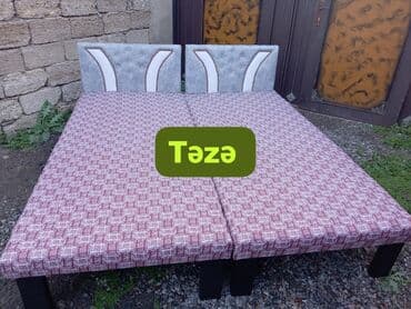 işlenmiş taxt: Təzə çarpayılar. 1 nəfərlik çarpayılar 60manat. 2 nəfərlik taxt — 10