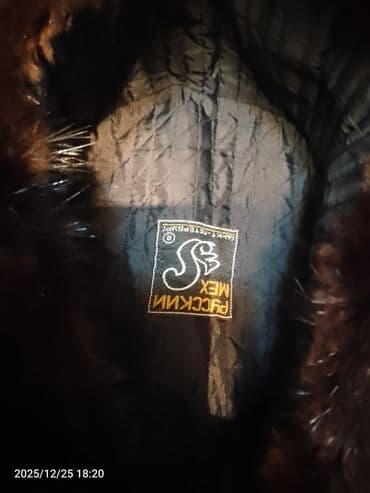 Şortlar: Qadın üçün xəz beret/şlyapa - Material: təbii tünd qəhvəyi xəz — 6