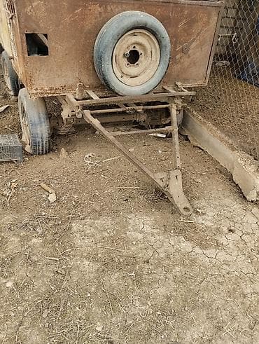 min traktor: Ferma və təsərrüfat işləri üçün qoşqu (ikioxlu) - Konstruksiya — 2