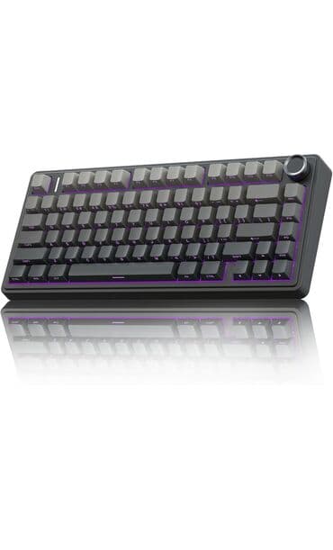 komputer şəkilləri: Aula f75 pro keyboard wireless keycapsderin deyisib qara elemisem ela — 1
