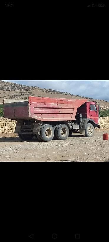 kamaz kuzaları: KAMAZ 6x4 dumpper yük maşını - Marka/model: KAMAZ (önü qaldırıla — 1