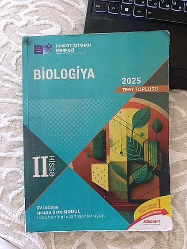 Məhsul: “Biologiya 2025 – Test Toplusu”, Hissə II Nəşriyyat/İnstitut — 1