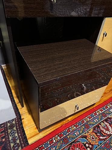 TV altlığı: İki çekmecəli komod/ştirka altı tumbə - Dizayn: iki rəngli fasad – — 4