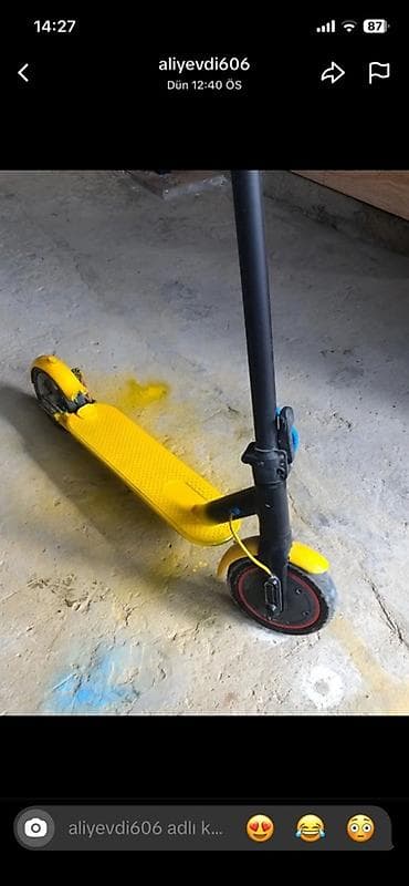 2 el scooter: Satılır adaptırı üsdünde verilir 1 ci yiyesiyem indirim olnacaq real — 5