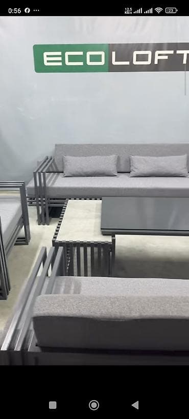 stol dəstləri: Yeni, Divan, 3 kreslo, Bazasız, Açılmayan — 9