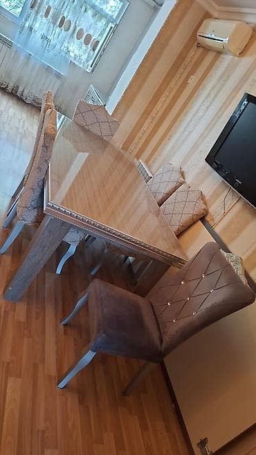 Stol, 6 stul 299 azn satılır ❗ stol açılmır heç bir poblemi yoxdur