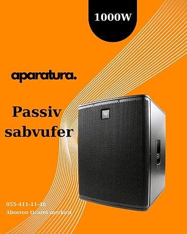 kalonka temiri: Electro-Voice (EV) Passiv Sabvufer – 1000W Yüksək bas performansı və — 1