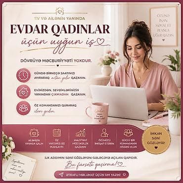 Evdən, telefonla işləmək istəyən və gündə 1–2 saat ayıra bilən — 1