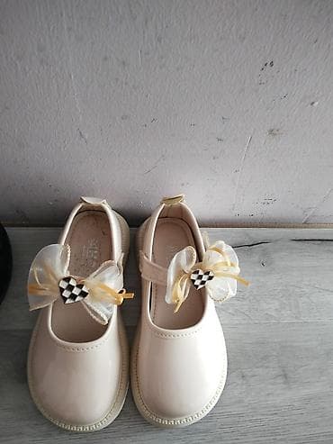 Uşaq geyimi və ayaqqabıları: Rəng - Bej Baletkalar, Ölçü: 28, Qız üçün — 1