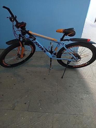 Велосипеды: Kross MTB velosiped - Rəng: açıq mavi/narıncı aktsentlər - Çərçivə — 1