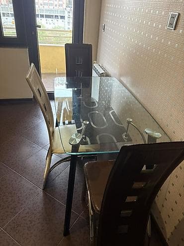 Mətbəx üçün, İşlənmiş, 4 stul