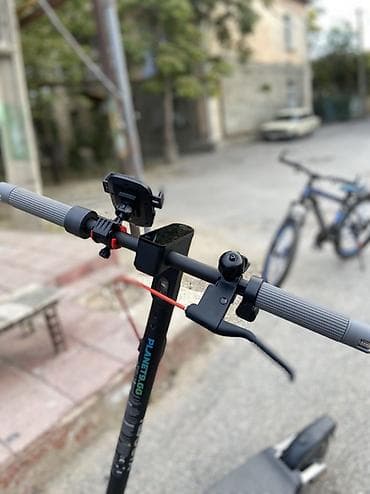 Elektrik skuter – PLANET 9. GO PRO - Güclü ön ikiqat amortizatorlu — 2