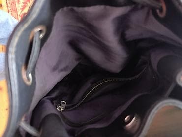 qadin canta: Qadın üçün çiyin çantası – qara rəng, franjlı dizayn - Model — 3