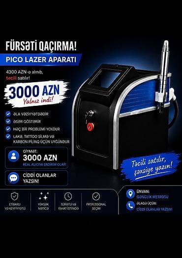 Pico Lazer Aparatı Xüsusiyyətlər: - Ləkə, tattoo (dövme) silmə və lalafo.az -da Pico Lazer Aparatı Xüsusiyyətlər: - Ləkə, tattoo (dövme) silmə və