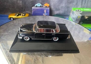 metbex tavan modelleri: Коллекционная модель Mercedes-Benz 220SE W111 black 1959 Vitesse — 7