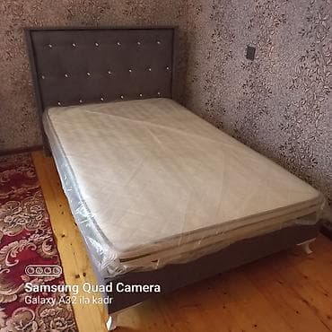 tekli yataq: Təknəfərlik çarpayı, Matras ilə, Siyirməsiz — 2