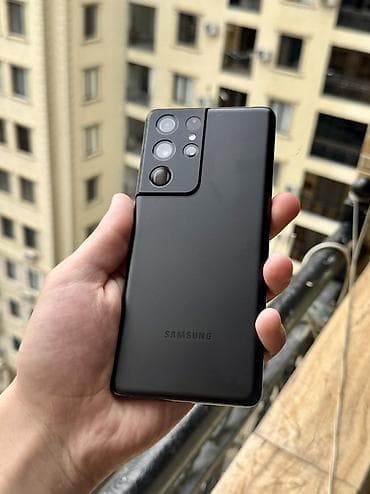 Samsung Galaxy S21 Ultra 5G, 256 GB, rəng - Qara, Simsiz şarj