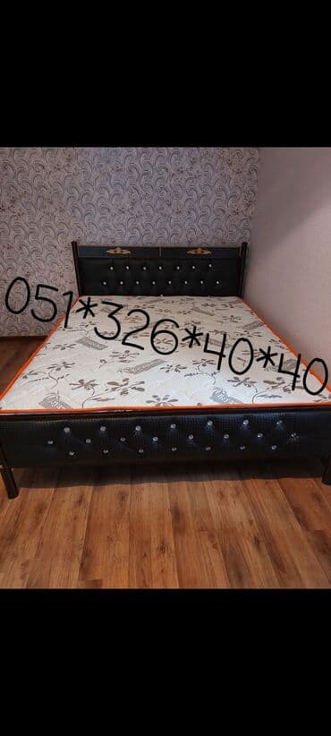 Çarpayılar: Yeni, İkinəfərlik çarpayı, Bazasız, Matras ilə, Siyirməsiz, Azərbaycan — 6