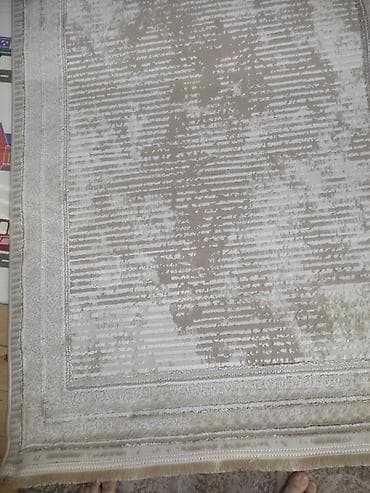 doşəmə: Bej-krem rəng palitrasında müasir naxışlı xalça Dunən 120 manata — 5