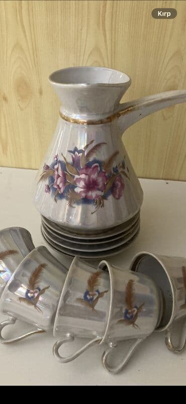 kobalt servis: Qəhvə dəsti, rəng - Mavi, Kobalt, 6 nəfərlik — 4