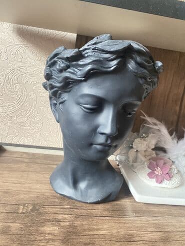 20 azn dekor bas dipcek heykeli