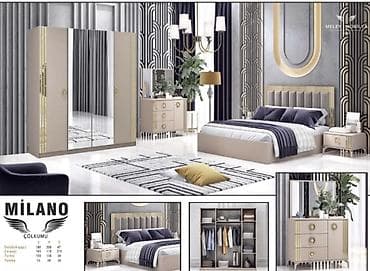 salon dest mebelleri: İkinəfərlik çarpayı, Dolab, Termo, Tumba, Yeni — 2