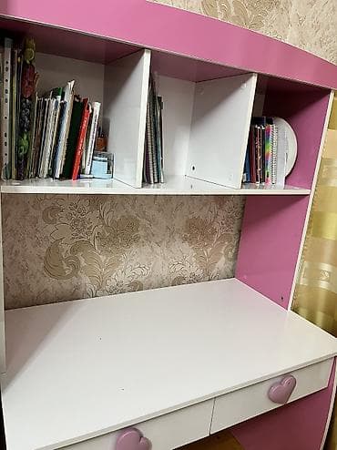 3d defter: Qız üçün, İşlənmiş, Siyirməli, Yazı masası, Stulsuz — 1