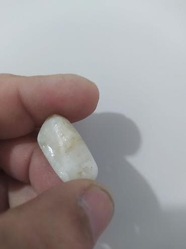 tebi bal: Ağ rəngli dekorativ mineral daş - Material: təbii daş/mineral (ağ — 3