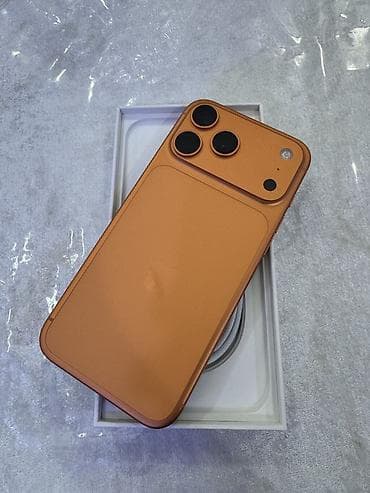 iphone x dubay: IPhone 17 Pro Max, 256 GB, Narıncı, Simsiz şarj, Face ID — 1