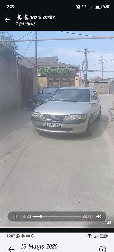 guzgusu: Opel Vectra sedan – gümüşü rəng Avtomat karopqa 1996ci il ön guzguler — 3