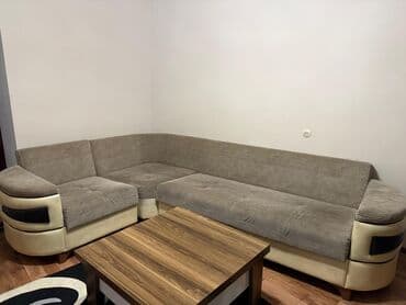 işləmiş divan kreslo: Künc divan, İşlənmiş, Açılan, Bazalı, Vеlur parça, Ödənişli çatdırılma — 1