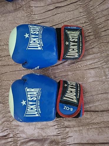 teve boks: Məhsul: Boks əlcəkləri – 2 cüt 1) Everlast (12 oz) - Rəng: mavi - — 3
