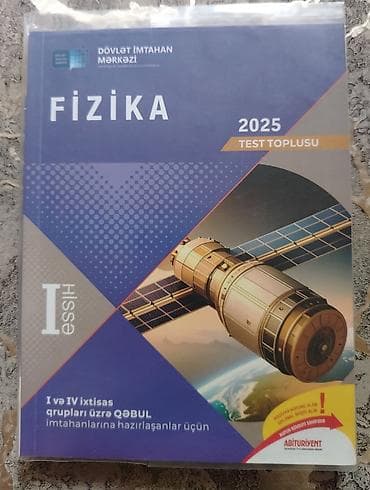 Məhsul: “Fizika – 2025 Test Toplusu” (Dövlət İmtahan Mərkəzi)