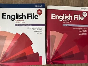 kitablar type 0: English File kitabı satılır Təmiz və yaxşı vəziyyətdədir. İçində çox — 1