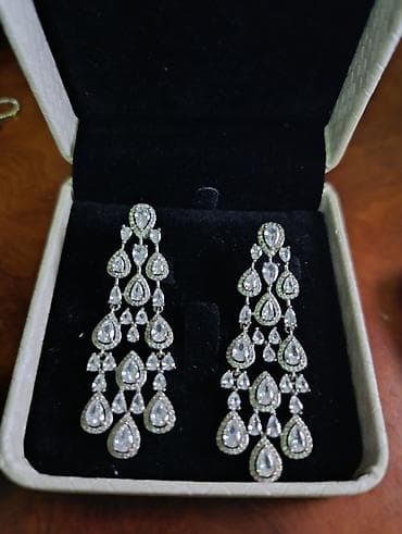 yuxuda sirga: Sırğa, Chopard, Gümüş — 1