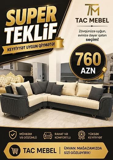 kunc divan uzlukleri: Tac Mebel künc divanları – şəxsi modellər - Elegant dizaynlı L — 5
