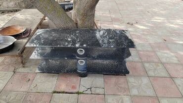 sutular: Düz TV altlığı, Polkalı, Şüşəli — 8