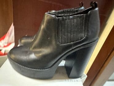 qiz ucun botlar: Pull&Bear, Ölçü: 36, rəng - Qara, İşlənmiş — 3